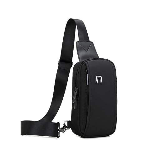 Lidxfeo Multi-Pocket Brusttasche Herren, Anti-Diebstahl Sling Schultertasche, Wasserfeste Crossbody Tasche Klein, für Wandern, Reisen, Joggen usw Lidxfeo Multi-Pocket Brusttasche Herren, Anti-Diebstahl Sling Schultertasche, Wasserfeste Crossbody Tasche Klein, für Wandern, Reisen, Joggen usw von Lidxfeo