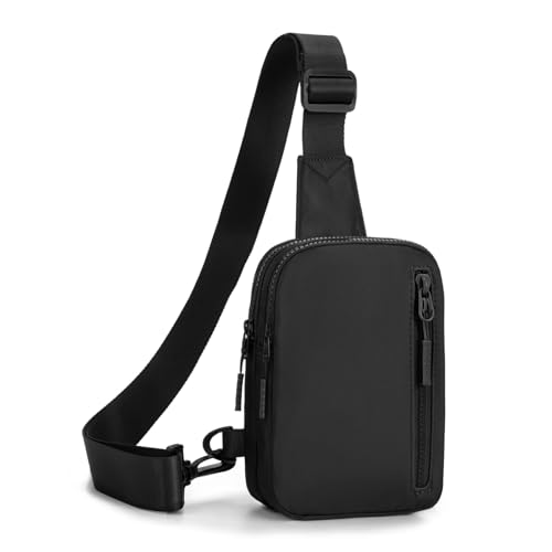 Lidxfeo Multi-Pocket Brusttasche Herren, Wasserdicht Chest Crossbody Bag Klein, Anti-Diebstahl Sling Schultertasche, Handytasche mit Reißverschlusstasche für Wandern, Reisen, Joggen usw Lidxfeo Multi-Pocket Brusttasche Herren, Wasserdicht Chest Crossbody Bag Klein, Anti-Diebstahl Sling Schultertasche, Handytasche mit Reißverschlusstasche für Wandern, Reisen, Joggen usw von Lidxfeo