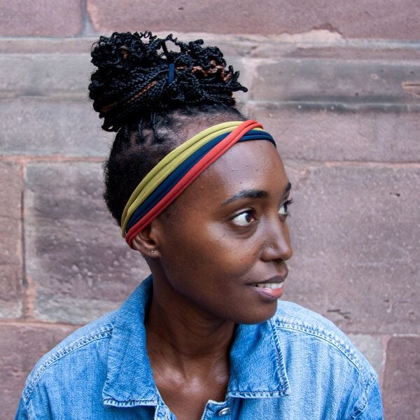 Liebe Deinen Planeten BIO Haarband bequem elastisch in vielen Farben aus Bio Baumwoll Jersey von Liebe Deinen Planeten