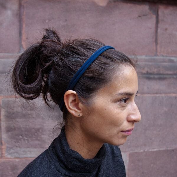 Liebe Deinen Planeten BIO Haarband bequem elastisch in vielen Farben aus Bio Baumwoll Jersey von Liebe Deinen Planeten