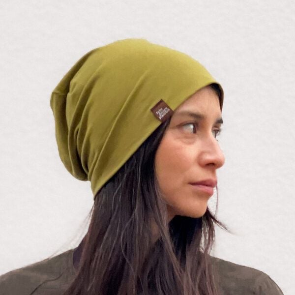 Liebe Deinen Planeten Bio Beanie in 3 Größen Herren & Damen in vielen Farben bequeme Jersey Mütze aus Bio Baumwollmix von Liebe Deinen Planeten