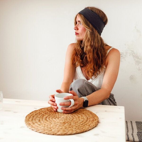 Liebe Deinen Planeten Bio Sportstirnband Basic aus elastischem Baumwoll Jersey in vielen Farben von Liebe Deinen Planeten