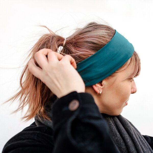 Liebe Deinen Planeten Bio Sportstirnband Basic aus elastischem Baumwoll Jersey in vielen Farben von Liebe Deinen Planeten