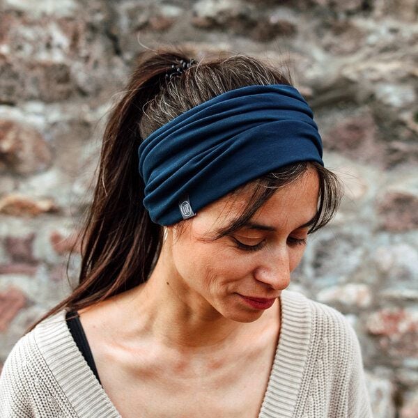 Liebe Deinen Planeten Bio breites Jersey Stirnband BASIC in vielen Farben aus elastischem Bio Baumwoll Jersey von Liebe Deinen Planeten