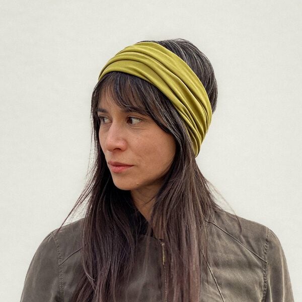 Liebe Deinen Planeten Bio breites Jersey Stirnband BASIC in vielen Farben aus elastischem Bio Baumwoll Jersey von Liebe Deinen Planeten