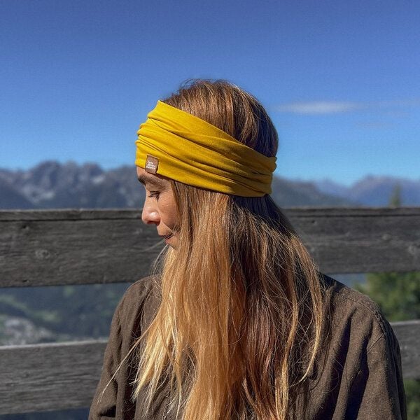 Liebe Deinen Planeten Bio breites Jersey Stirnband BASIC in vielen Farben aus elastischem Bio Baumwoll Jersey von Liebe Deinen Planeten