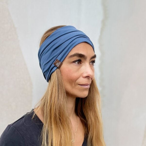 Liebe Deinen Planeten Bio breites Jersey Stirnband BASIC in vielen Farben aus elastischem Bio Baumwoll Jersey von Liebe Deinen Planeten