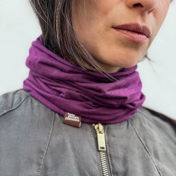 Liebe Deinen Planeten Multi Loop vegane Naturfaser in 3 Größen, viele Farben für Damen und Herren, Multifunktions Schlauchschal aus Modal Jersey TencelTM von Liebe Deinen Planeten