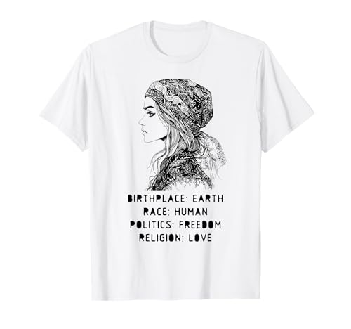 Liebe Frieden Menschlichkeit Sprüche für Damen und Herren T-Shirt Geburtsort Erde Rasse Mensch Politik Freiheit Religion Liebe Outfit Weiß Klein EU 34-36 Unisex Erwachsene T-Shirt Liebe Frieden Menschlichkeit Sprüche für Damen und Herren T-Shirt Geburtsort Erde Rasse Mensch Politik Freiheit Religion Liebe Outfit Weiß Klein EU 34-36 Unisex Erwachsene T-Shirt von Liebe Frieden Menschlichkeit Sprüche für Damen
