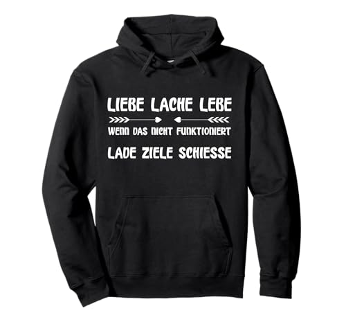 Liebe Lache Lebe lustiger Spruch Geburtstag Damen Herren Pullover Hoodie von Liebe Lache Lebe lustiger Spruch Damen Herren