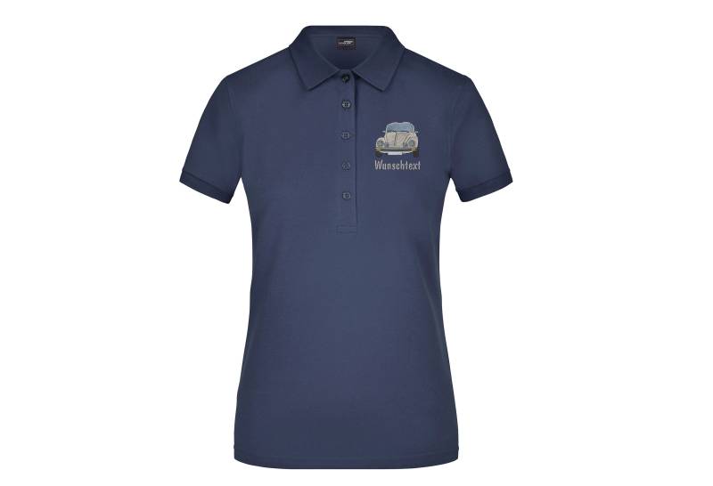 Polo Damen | Farbe 9 Farben "Käfer Cabriolet 1303" Mit Wunschtext Bestickt Polo Damen | Farbe 9 Farben "Käfer Cabriolet 1303" Mit Wunschtext Bestickt von LiebeLachenLeben