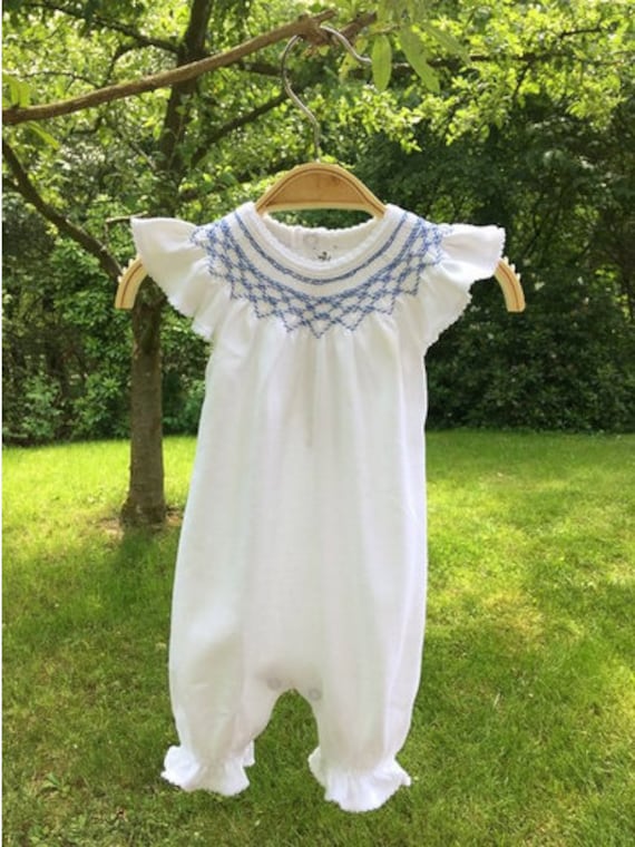 Baby Jumpsuit "Auguste" 100% Pima Baumwolle Baby Jumpsuit "Auguste" 100% Pima Baumwolle von LiebeLulaShop