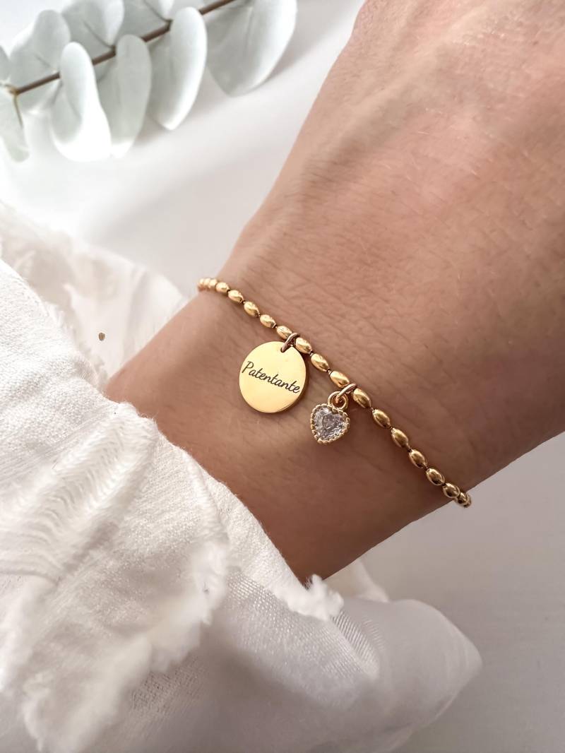 Trauzeugin Armband, Personalisierbar, Jga, Geschenk, Brautjungfer Patentante, Braut, Brautmama, Geschenk Frau, Freundin von Liebeliin