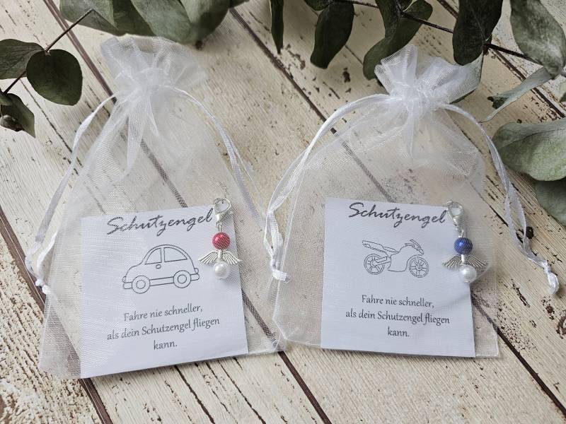 Schutzengel Für Das Neue Auto, Motorrad, Roller, Mofa, Führerschein, Glücksbringer, Schlüsselanhänger Schutzengel Für Das Neue Auto, Motorrad, Roller, Mofa, Führerschein, Glücksbringer, Schlüsselanhänger von Liebeshauch