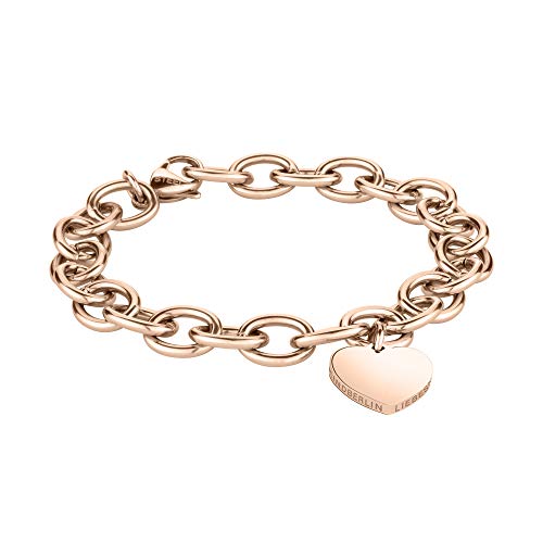 Armband mit Anhänger aus Edelstahl Roségold von Liebeskind