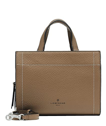 Liebeskind Berlin Damen Geri Satchel S, Praline, Small (HxBxT 17cm x 24cm 9cm) EU von Liebeskind