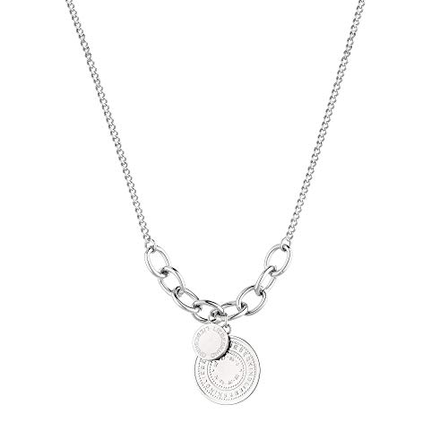 Halskette mit Anhänger aus Edelstahl (Silber) von LIEBESKIND