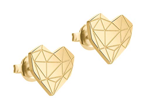 Liebeskind Berlin Ohrstecker aus Edelstahl im Herz-Design von Liebeskind