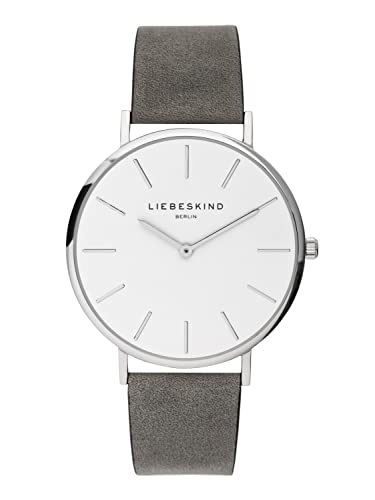 Liebeskind Damen Analog Quarz Armbanduhr mit Lederarmband LT-0158-LQ von Liebeskind