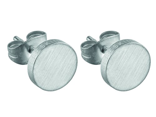 Liebeskind Berlin Damen-Ohrstecker Edelstahl mattiert, LJ-0049-E-07, Silber, One Size von Liebeskind