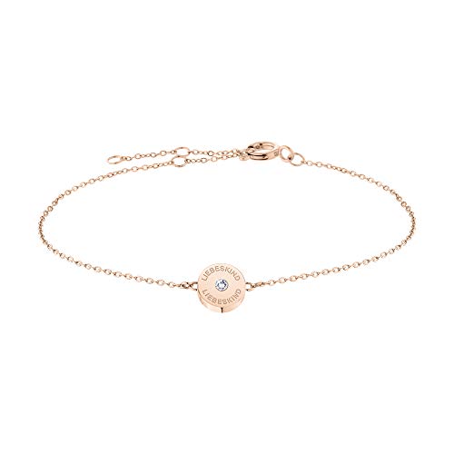Liebeskind Berlin Armband aus Edelstahl in Roségold LJ-0552-B-20 von LIEBESKIND