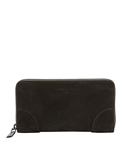 Liebeskind Berlin AUDRE Suede Sally Geldbörse, dark chocolate, Large (HxBxT 9.4cm x18.8cm x2.0cm) von Liebeskind