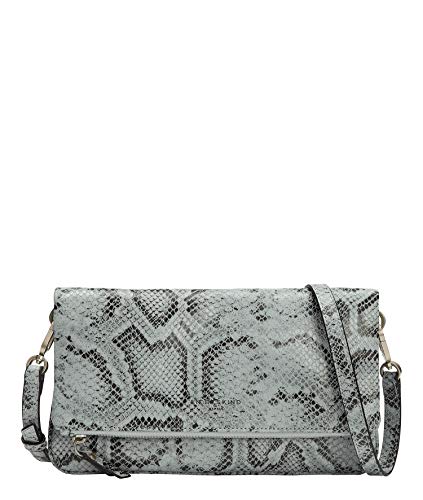 Liebeskind Berlin Aloe Snake Crossbody, salt blue , Small (HxBxT 17.0 cm x 27.5 cm x 2.5cm) von Liebeskind