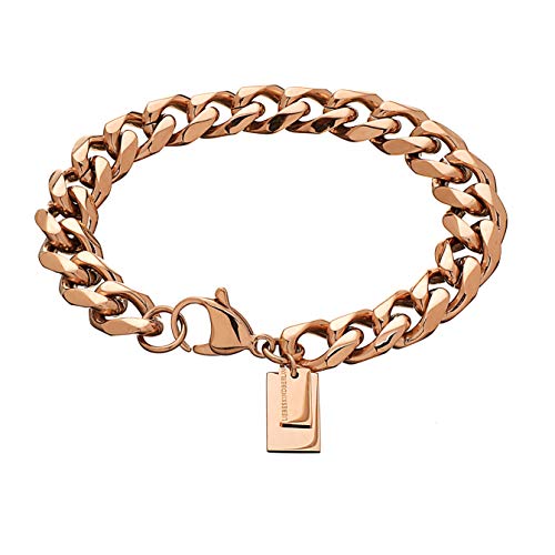 LIEBESKIND BERLIN Damen Armband LJ-0654-B-23, IP Roségold, 18 cm von Liebeskind