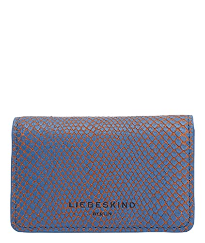 Liebeskind Berlin CHELSEA Snake Cardie Geldbörse, retro denim, Extra Small (HxBxT 7.4cm x11.2cm x2.5cm) von Liebeskind