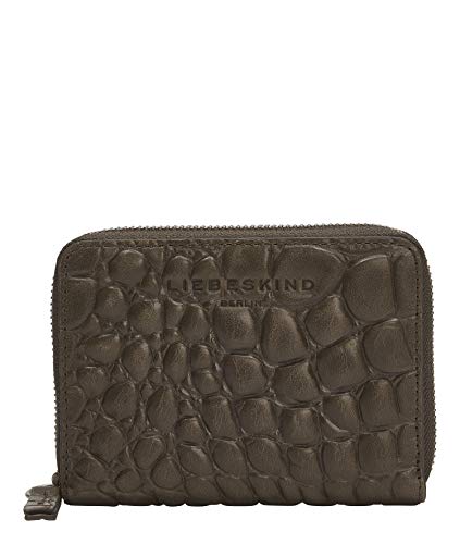 Liebeskind Berlin Croco Conny Portemonnaie, Medium (HxBxT 10.0 cm x 13.0 cm x 2.0 cm), aubergine von Liebeskind