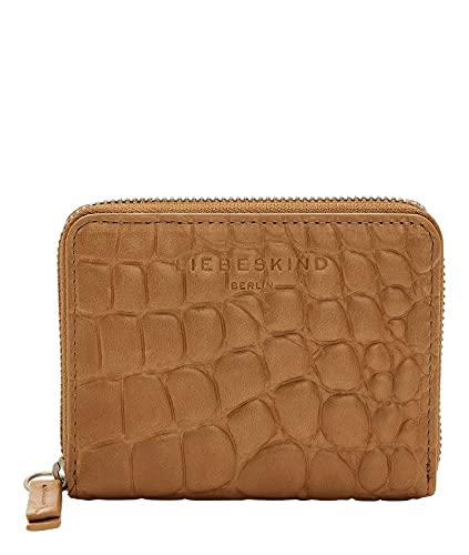 Liebeskind Berlin Damen Croco Conny Geldb rse, Golden Amber, Medium HxBxT 10cm x12.5cm x2cm EU von Liebeskind