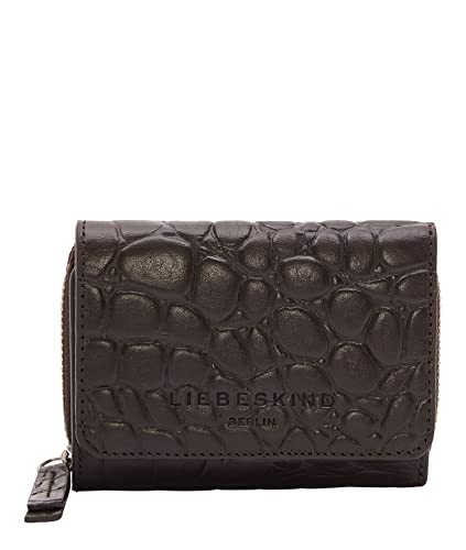 Liebeskind Berlin Croco Pablita Geldbörse, Medium (HxBxT 9cm x 11cm x 3cm), Cacao von Liebeskind