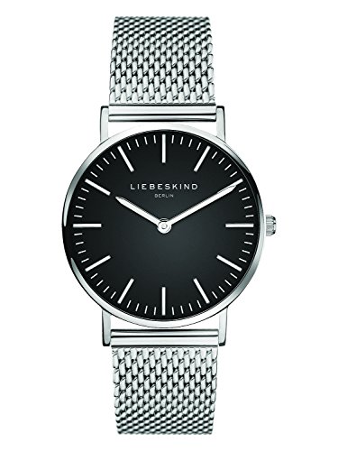 LIEBESKIND Damen Analog Quarz Armbanduhr mit Edelstahlarmband LT-0096-MQ von Liebeskind