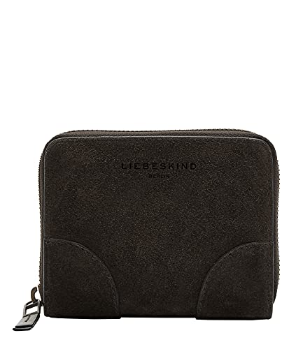 Liebeskind Berlin AUDRE Suede Conny Geldbörse, dark chocolate, Medium (HxBxT 10.0cm x12.5cm x2.0cm) von Liebeskind