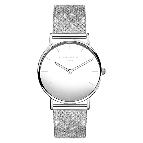 LIEBESKIND TIME & JEWEL Damen Analog Quarz Uhr mit Edelstahl Armband LT-0217-MQ von Liebeskind