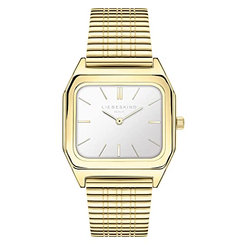 Liebeskind Berlin Damen Analog Quarz Uhr mit Edelstahl Armband LT-0351-MQ von Liebeskind