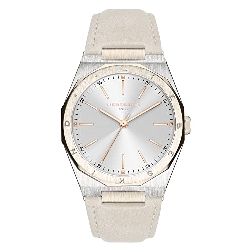 Liebeskind Berlin Damen Analog Quarz Uhr mit Leder Armband LT-0364-LQ von Liebeskind