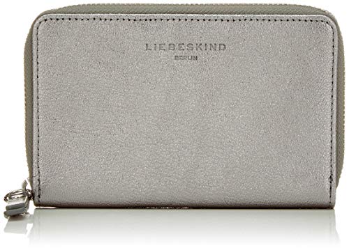Liebeskind Berlin Damen Bundle2 Shiny Geldbörse Silber (Iron Silver) von Liebeskind