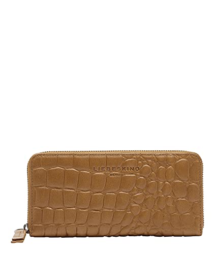 Liebeskind Berlin Damen Croco Gigi Geldb rse, Golden Amber, Large (HxBxT 10cm x19cm x2cm) EU von Liebeskind