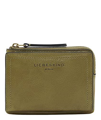 Liebeskind Berlin Damen Fab 2 Crinkled Smilla - Portemonnee Purse S, Princess Green, Small (HxBxT 9cm x 13cm 1cm) EU von Liebeskind