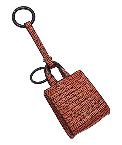 Liebeskind Berlin FLARE Lizard Paper Bag Keyring Tote, brillant orange, Onesize (HxBxT 7.0cm x3.0cm x0.0cm) von Liebeskind