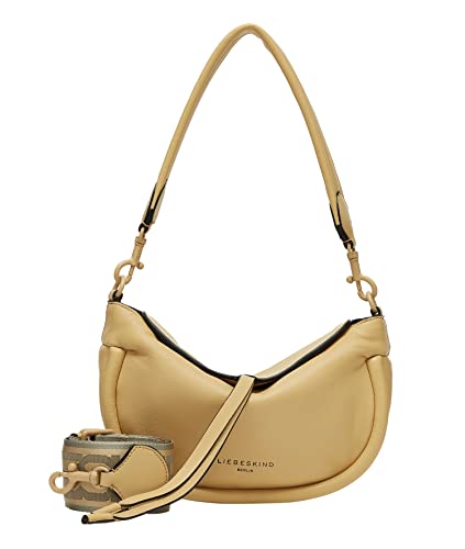 Liebeskind Berlin Fab 3 Hobo Schultertasche, Small (HxBxT 15cm x 24cm x 6cm), Champagne von Liebeskind