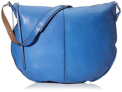 Liebeskind Berlin Damen Naomi Natural Sheep Hobo L, Mykonos Blue, Large (HxBxT 41.3cm x 51.7cm 0.5cm) EU von Liebeskind