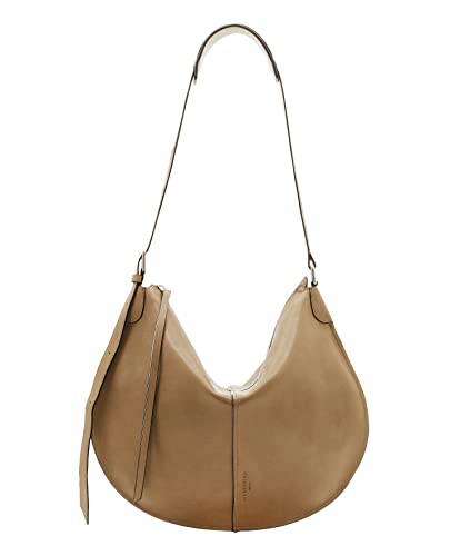 Liebeskind Berlin Damen Naomi Natural Sheep Hobo M, Praline, Medium (HxBxT 34.5cm x 43cm 0.5cm) EU von Liebeskind