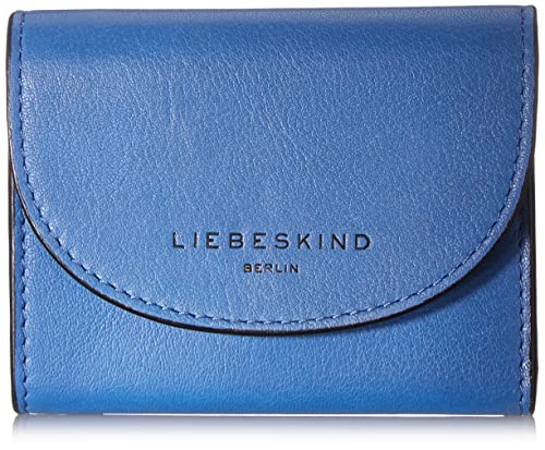 Liebeskind Berlin Damen Naomi Natural Sheep Louisa Purse S, Mykonos Blue, Small (HxBxT 8cm x 10.8cm 1cm) EU von Liebeskind