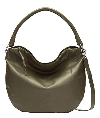 Liebeskind Berlin Lova Hobo Schultertasche, Medium (32 cm x 36 cm x 3.5cm), umber green von Liebeskind