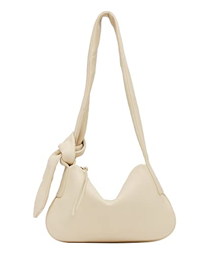 Liebeskind Berlin ERIN Hobo Schultertasche, Medium (HxBxT 26cm x 38.5cm x 6.5cm), Pearl von Liebeskind