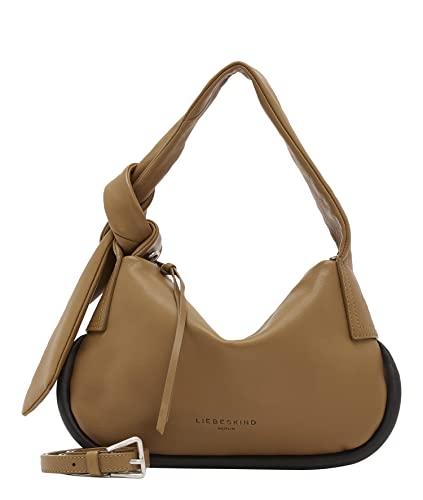 Liebeskind Berlin ERIN Hobo Schultertasche, Small (HxBxT 22cm x 33cm x 8.5cm), Sepia von Liebeskind