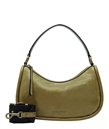 Liebeskind Berlin Damen Fab 2 Crinkled Hobo M, Princess Green, Medium (HxBxT 19cm x 32cm 11cm) EU von Liebeskind