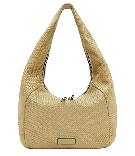 Liebeskind Berlin FARRAH WEAVING Hobo Schultertasche, Ginger Shot, Extra Large (HxBxT 37cm x 65cm x 18cm) von Liebeskind